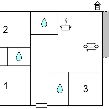 شقة Three-bedroom In ميدولين